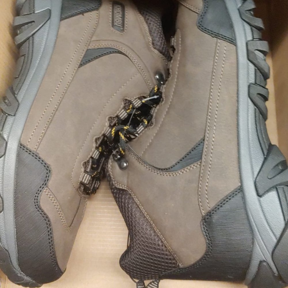 Khombu Men's Oliver All Weather Leather Hiker Boots - Brown - Size 11 - Picture 8 of 9